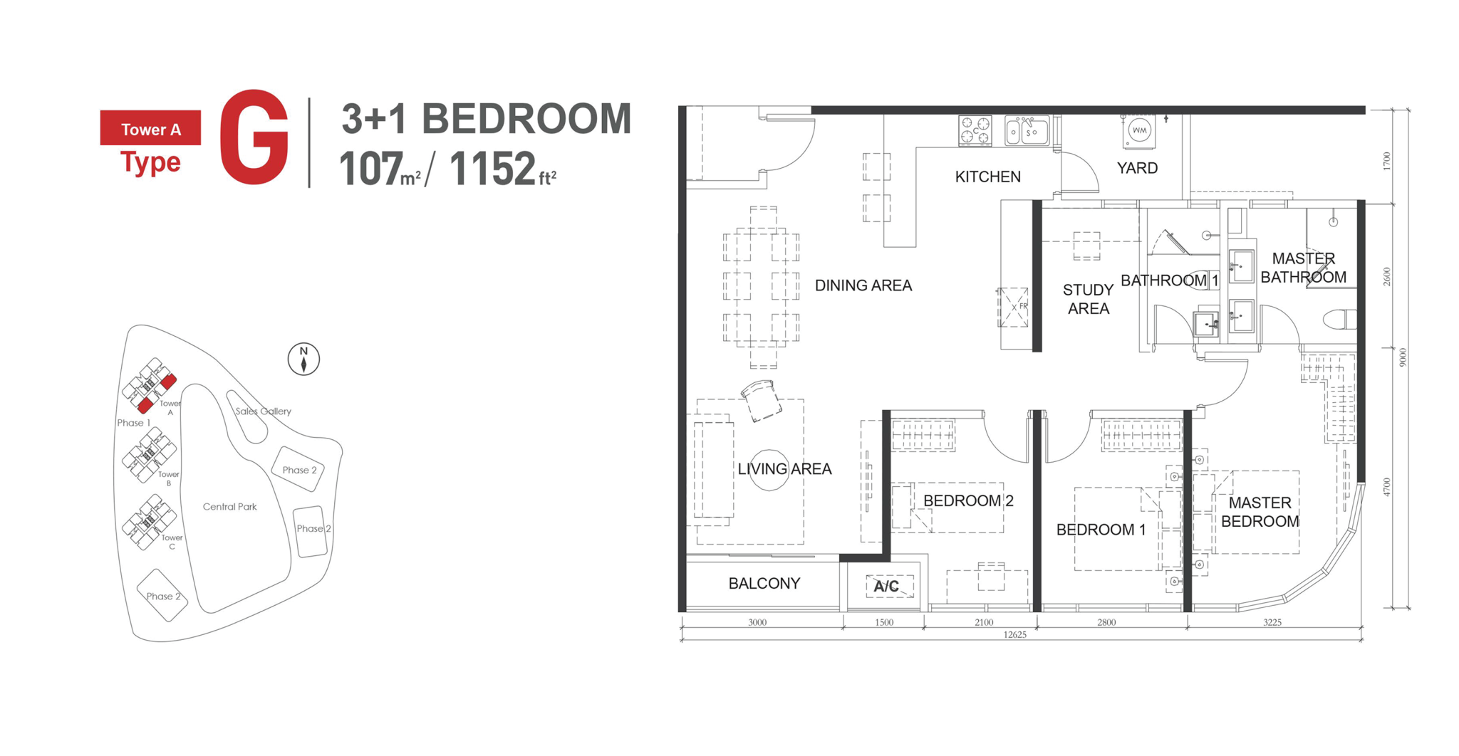 3+1 Bedrooms 01